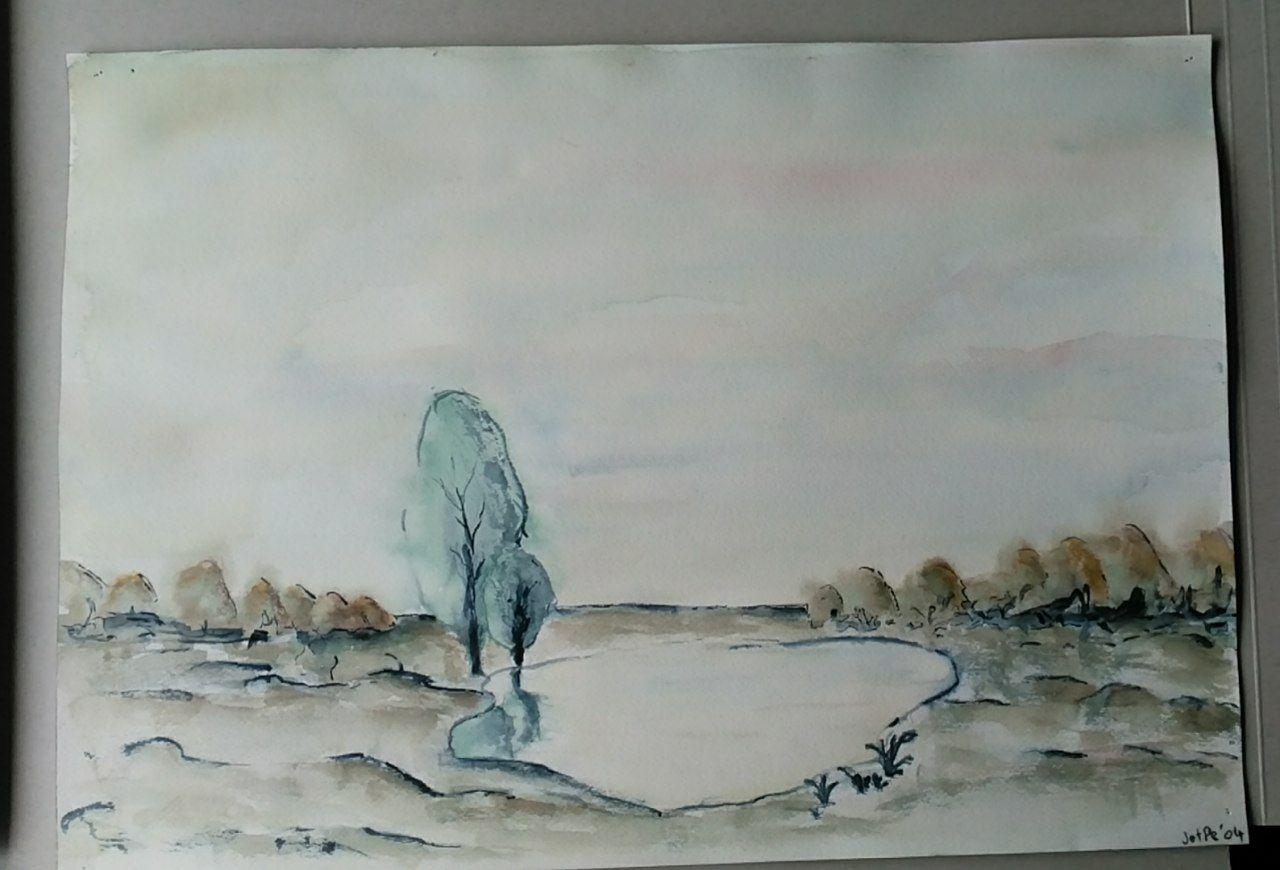 Ich sei der kleine Fussmann - Aquarell