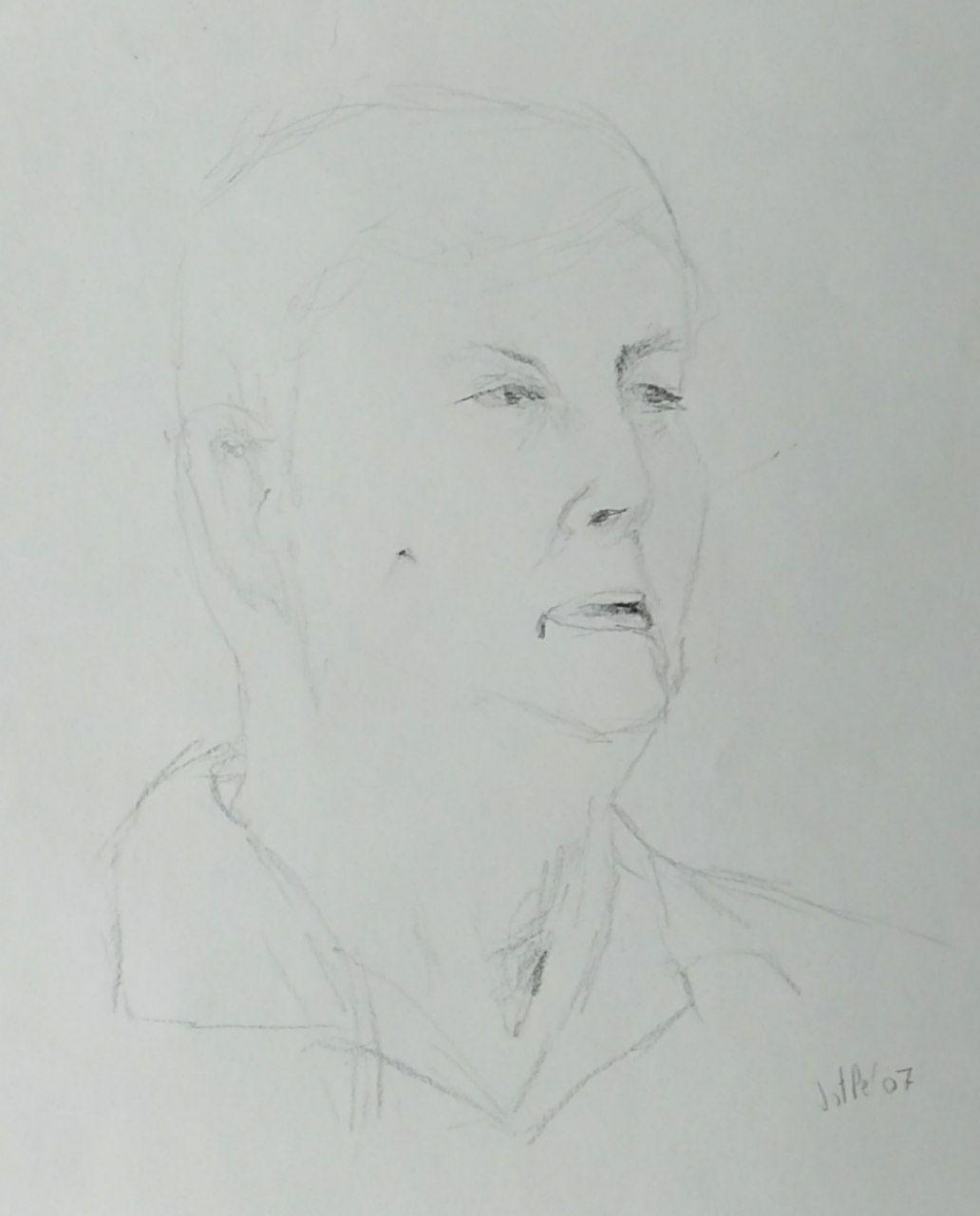 Alte Dame 5min Skizze 2